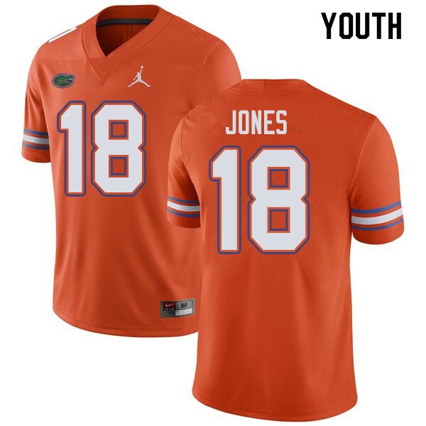 Jordan Brand Youth #18 Jalon Jones Florida Gators College Football Jersey Orange